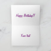 Frisurwerkzeuge Karte (Innenseite)