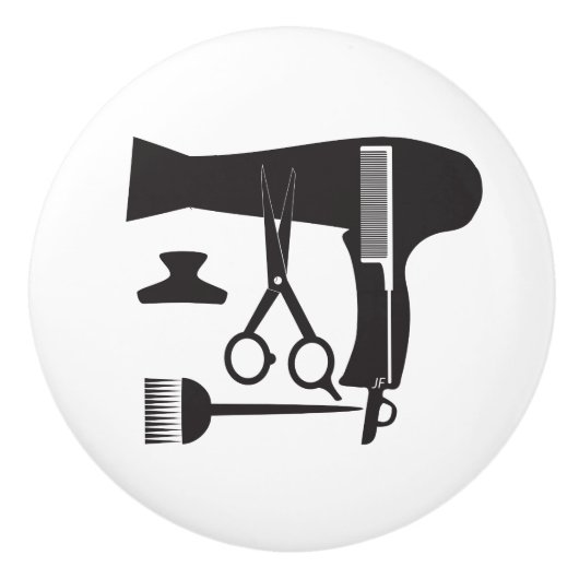 Frisurwerkzeuge Keramikknauf (Vorderseite)
