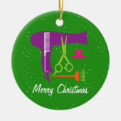 Frisurwerkzeuge Keramikornament (Vorne)