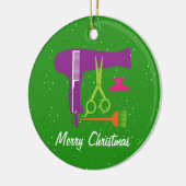 Frisurwerkzeuge Keramikornament (Links)