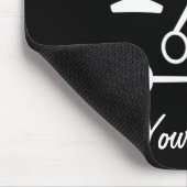 Frisurwerkzeuge Mousepad (Ecke)