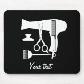 Frisurwerkzeuge Mousepad (Vorne)