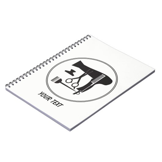 Frisurwerkzeuge Notizblock (Linke Seite)