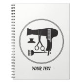 Frisurwerkzeuge Notizblock (Vorderseite)