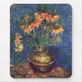 Fritilinhaber in einer Kupfervase von Van Gogh Mousepad