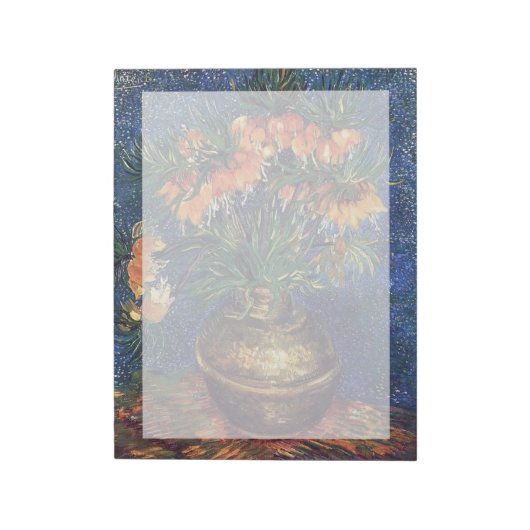 Fritilinhaber in einer Kupfervase von Van Gogh Notizblock (Rotiert)