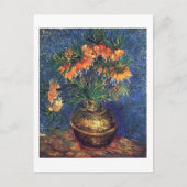Fritilinhaber in einer Kupfervase von Van Gogh Postkarte (Vorderseite)