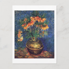 Fritilinhaber in einer Kupfervase von Van Gogh Postkarte