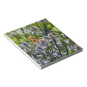 Fritillary Butterfly On Blue Thistle Notizblock (angewinkelt)