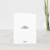 Fritillary Danke-Card Dankeskarte (Rückseite)