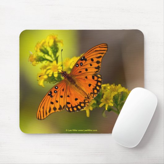 Fritillary Gulf Butterfly Geschenke und Bekleidung Mousepad (Mit Mouse)