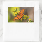 Fritillary Gulf Butterfly Geschenke und Bekleidung Rechteckiger Aufkleber (Tasche)