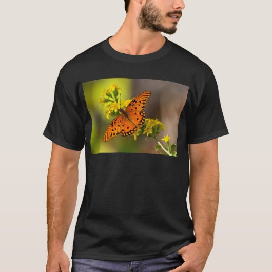 Fritillary Gulf Butterfly Geschenke und Bekleidung T-Shirt (Vorderseite)