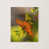 Fritillary Gulf Butterfly Jigsaw Puzzle (Vertikal)