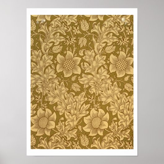 "Fritillary" Tapete Design, 1885 Poster (Vorne)