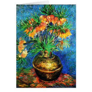Fritillerien in einer Kupfer Vase Van Gogh Fine Ar