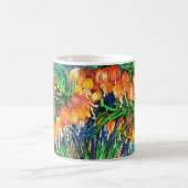 Fritillerien in einer Kupfer Vase Van Gogh Fine Ar Kaffeetasse (Mittel)