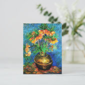 Fritillerien in einer Kupfer Vase Van Gogh Fine Ar Postkarte (Stehend Vorderseite)