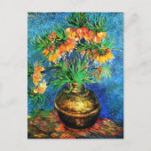 Fritillerien in einer Kupfer Vase Van Gogh Fine Ar Postkarte (Vorderseite)