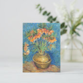 Fritillerien in einer Kupfervase Van Gogh Postkarte (Stehend Vorderseite)