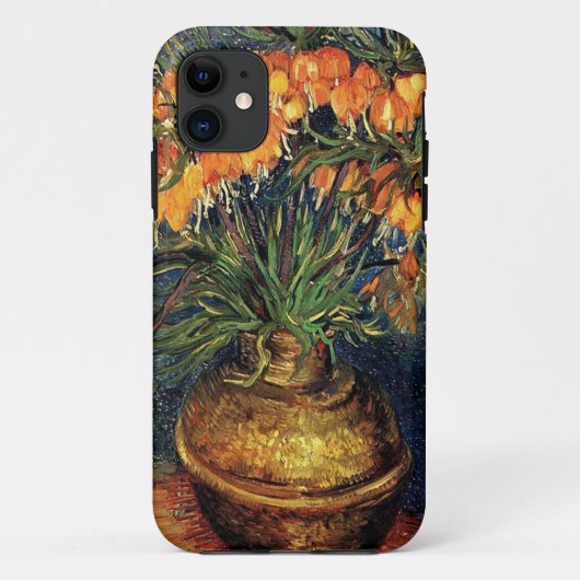 Fritillerien in einer Kupfervase von Van Gogh. Case-Mate iPhone Hülle (Rückseite)