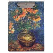 Fritillerien in einer Kupfervase von Van Gogh. Klemmbrett (Vorderseite)