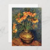 Fritillerien in einer Kupfervase von Vincent van G (Vorne/Hinten)