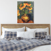 Fritillerien in einer Kupfervase von Vincent van G Leinwanddruck (Insitu (Schlafzimmer))