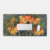 Fritillerien in einer Kupfervase von Vincent van G Schreibtischunterlage (Tastatur & Maus)