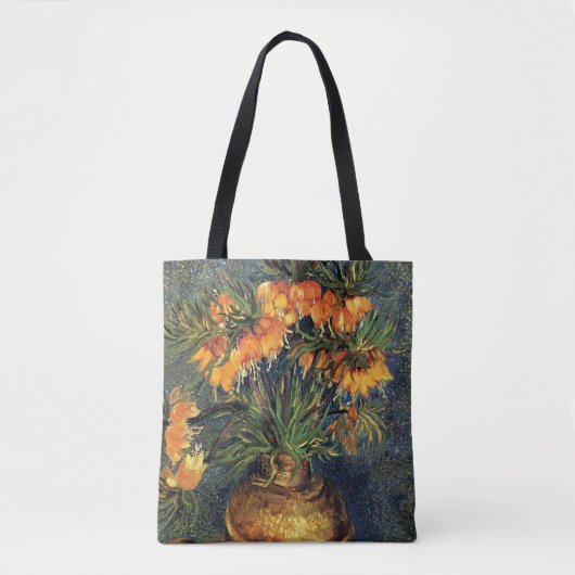 Fritillerien in einer Kupfervase von Vincent van G Tasche (Vorderseite)