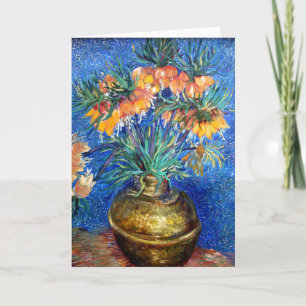 Fritillerien in Kupfer-Schüssel: Vincent Van Gogh Karte