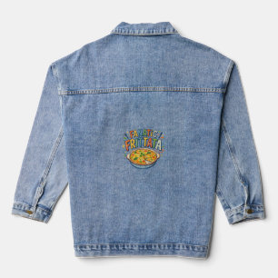 Frittata-Fanatiker-T-Shirt Jeansjacke