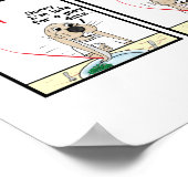 Fritten und Gemüse Poster (Ecke)