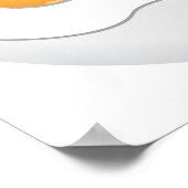 Frittiereier und Bacon Poster (Ecke)