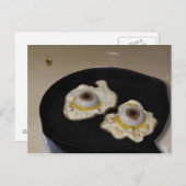 Frittiert oder knistert? Postkarte (Vorne/Hinten)