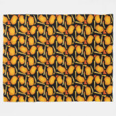 Frittierte Hühnergebisse und Kartoffelfries Fleecedecke (Vorderseite (Horizontal))