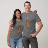 frittierte Wursthunde Maishundcorndog Senfes T-Shirt (Unisex)