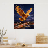 Frittierter Hühnchen Adler Poster (Küche)