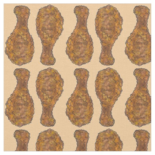 Frittierter Hühnerleg Drumstick Südliches Soul Leb Stoff (Nahaufnahme)