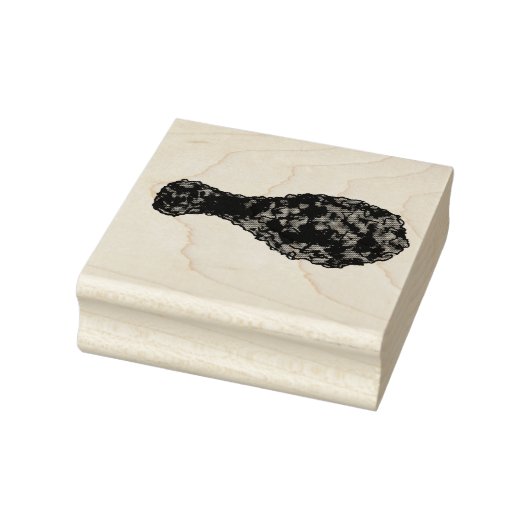 Frittierter Hühnerleg Picnic Soul Food Drumstick Gummistempel (Stempel)