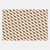 Frittierter Hühnerleg und Waffeln Soul Südliche Kü Geschenkpapier Set (Vorderseite 3)