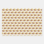 Frittierter Hühnerleg und Waffeln Soul Südliche Kü Geschenkpapier Set (Vorderseite 2)