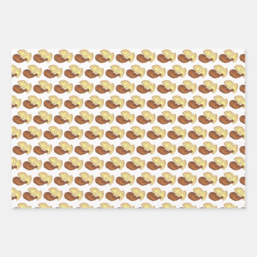 Frittierter Hühnerleg und Waffeln Soul Südliche Kü Geschenkpapier Set (Vorderseite 2)