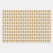 Frittierter Hühnerleg und Waffeln Soul Südliche Kü Geschenkpapier Set (Vorderseite)