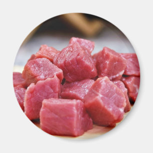 Frittierter Stint-Essen Abendessen Fertig Zum Koch Magnet