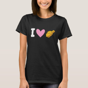 Frittiertes Hähnchen Liebhaber Fast Food Ich Liebe T-Shirt
