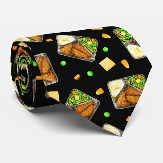 Frittiertes Huhn Dinner - in schwarz Krawatte (Gerollt)