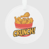 Frittiertes Hühnchen Ornament (Rückseite)