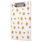 Frittiertes Hühnchen und Waffelmuster Klemmbrett (Links)