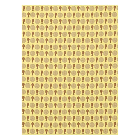 Frittiertes Hühnchen und Waffeln Südliches Soul Tischdecke (Vorderseite)